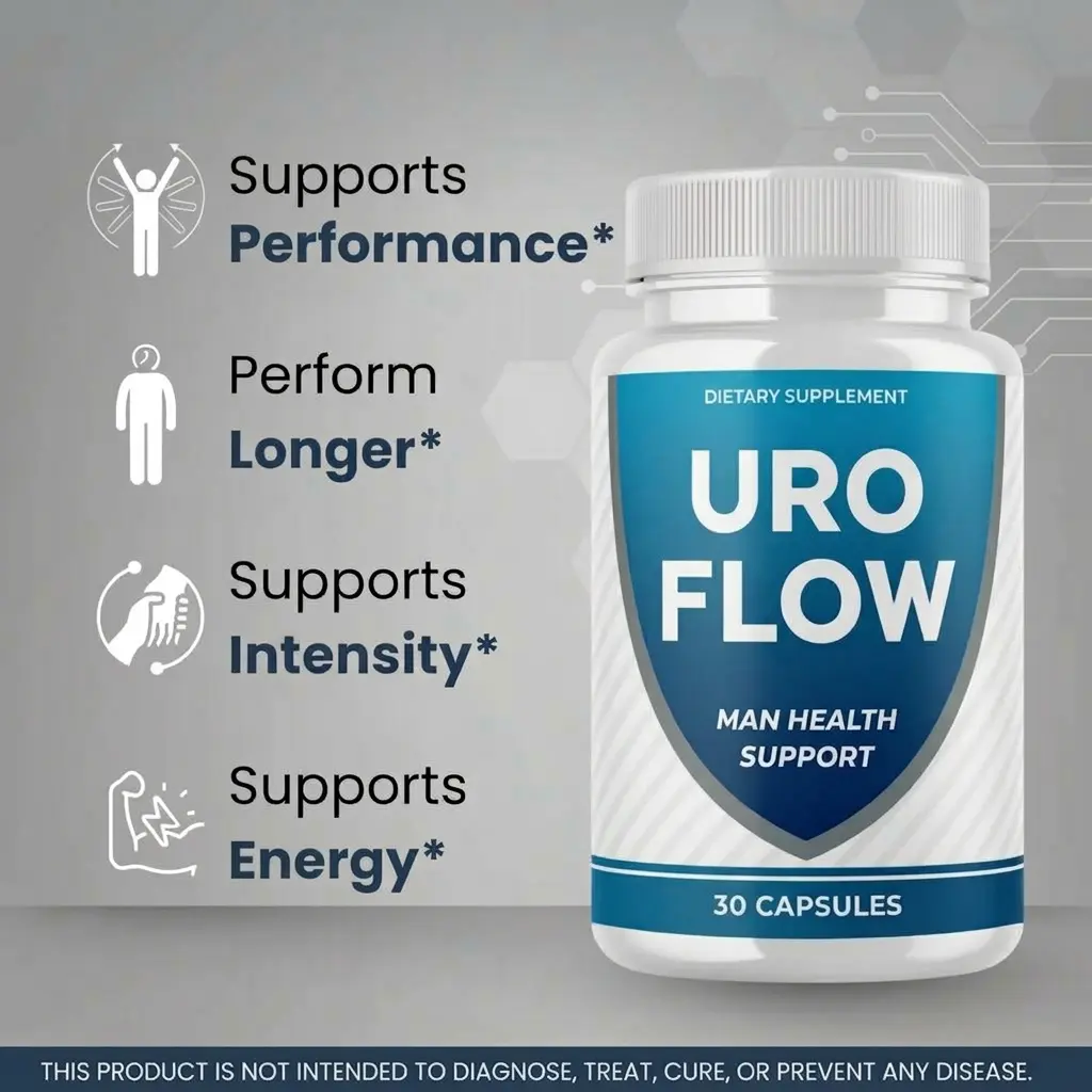 UroFlow&reg; bottle lit from behind